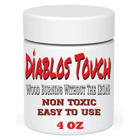 Jar of Diablos Touch wood-burning gel, 4 oz